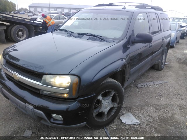 1GNES16S256102362 - 2005 CHEVROLET TRAILBLAZER EXT LS/EXT LT BLACK photo 2