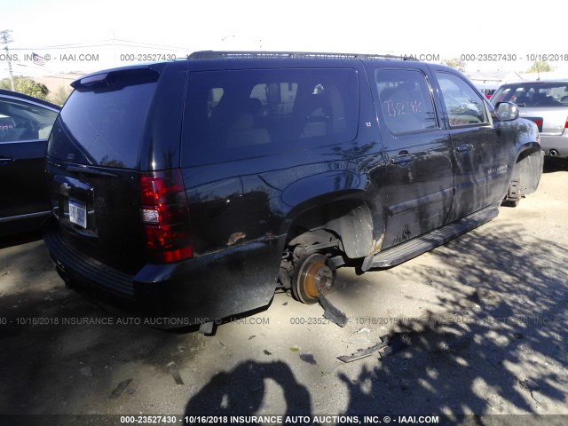 3GNFC160X7G135658 - 2007 CHEVROLET SUBURBAN C1500 BLACK photo 4