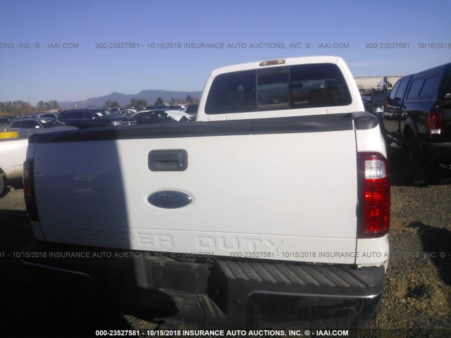 1FTWW31R38EB10384 - 2008 FORD F350 SRW SUPER DUTY WHITE photo 8