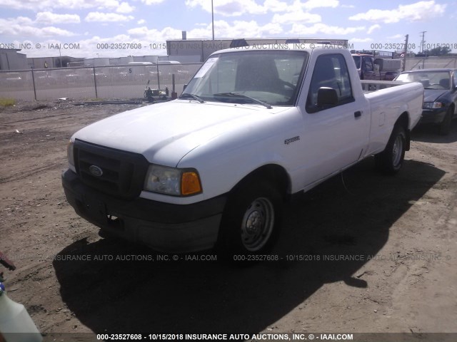 1FTYR10E94PA49530 - 2004 FORD RANGER WHITE photo 2