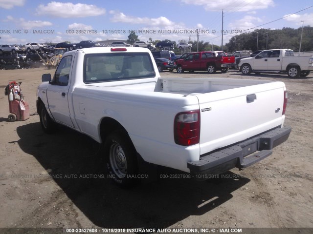 1FTYR10E94PA49530 - 2004 FORD RANGER WHITE photo 3