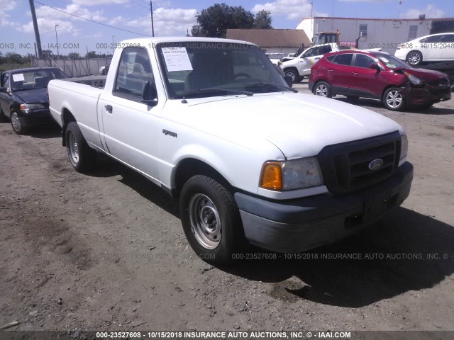 1FTYR10E94PA49530 - 2004 FORD RANGER WHITE photo 6