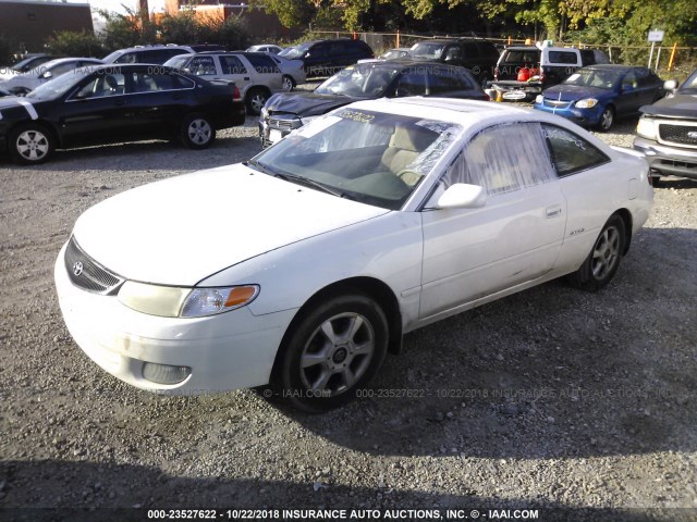 2T1CF22P1YC329826 - 2000 TOYOTA CAMRY SOLARA SE/SLE თეთრი ფოტო 2