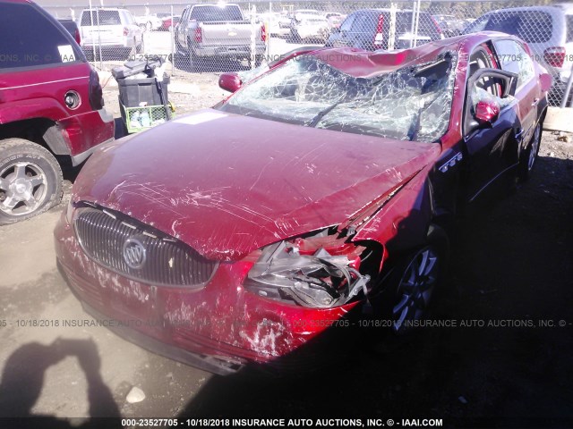 1G4HD57238U201452 - 2008 BUICK LUCERNE CXL MAROON photo 2