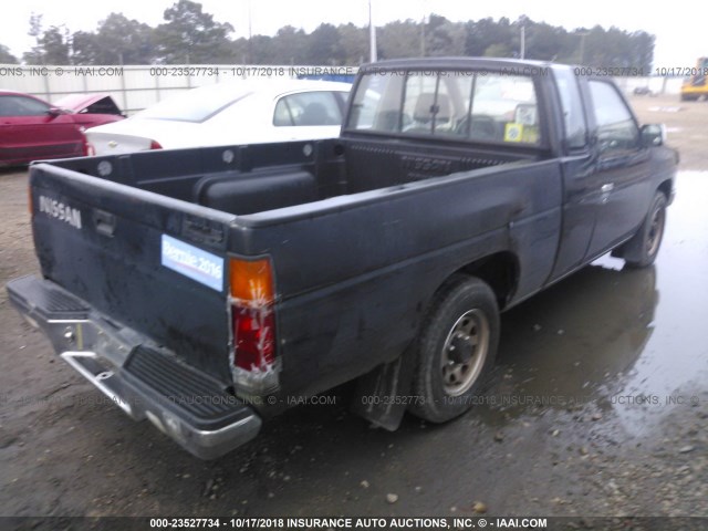 1N6SD16S4NC347801 - 1992 NISSAN TRUCK KING CAB BLACK photo 4