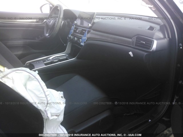 1HGCV3F14JA006168 - 2018 HONDA ACCORD HYBRID შავი ფოტო 5