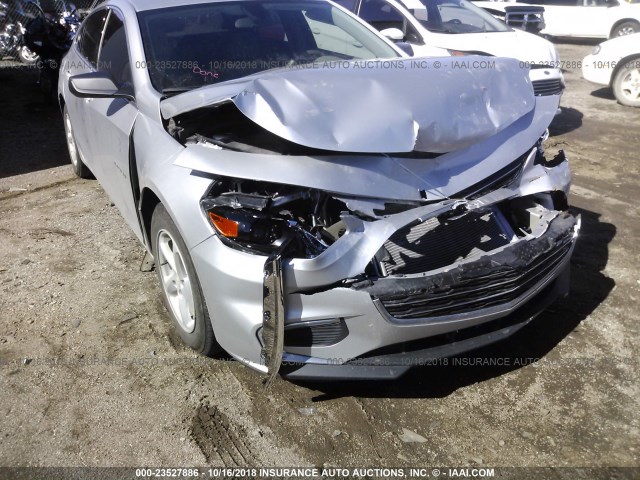 1G1ZB5ST3GF337106 - 2016 CHEVROLET MALIBU LS 银色 照片 6