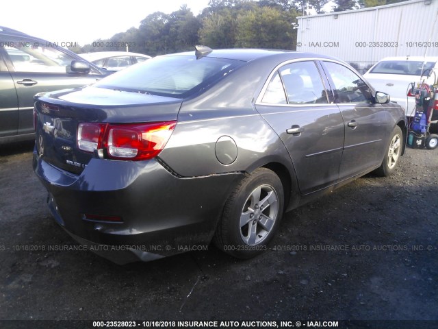1G11B5SL4FF108137 - 2015 CHEVROLET MALIBU LS 灰色 照片 4