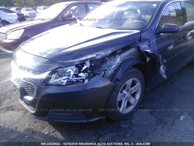 1G11B5SL4FF108137 - 2015 CHEVROLET MALIBU LS 灰色 照片 6