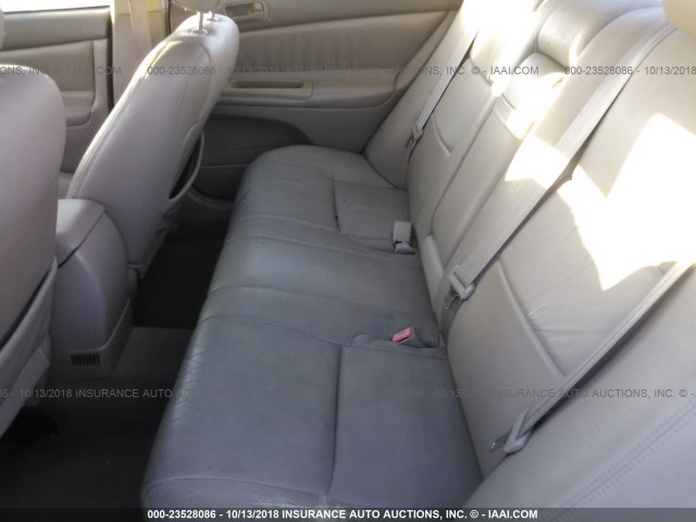 4T1BF30K72U518656 - 2002 TOYOTA CAMRY LE/XLE/SE BLUE photo 8