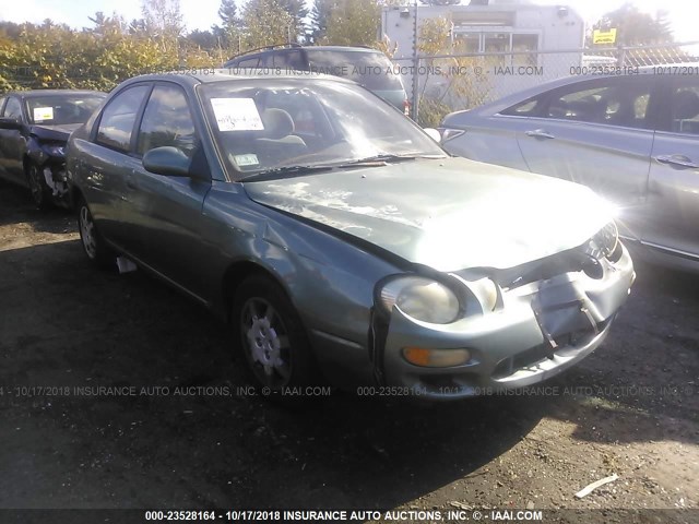 KNAFB1610Y5206635 - 2000 KIA SPECTRA GS/GSX GREEN photo 1