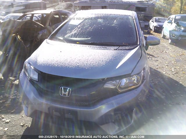 JHMGK5H58HS022669 - 2017 HONDA FIT LX SILVER photo 6