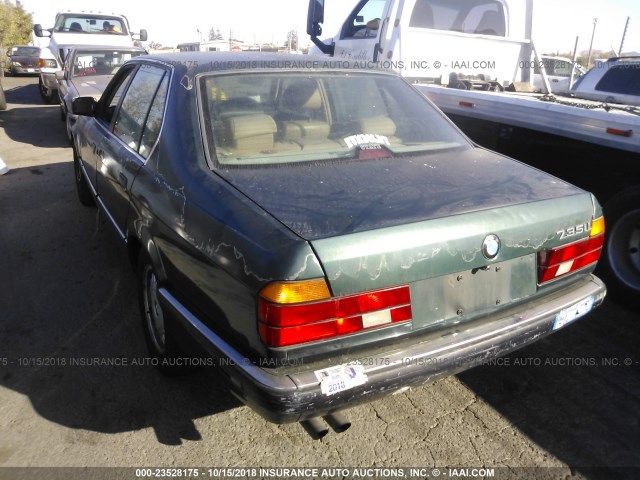 WBAGC4318LDC27046 - 1990 BMW 735 IL GREEN photo 3