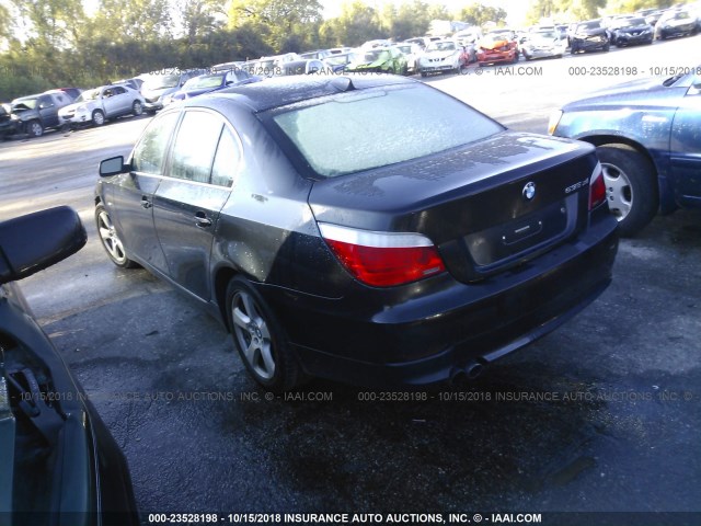 WBANV93558CZ63910 - 2008 BMW 535 XI BLACK photo 3