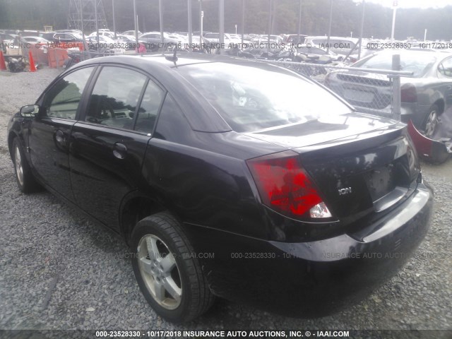 1G8AJ55F97Z141256 - 2007 SATURN ION LEVEL 2 黑色 照片 3