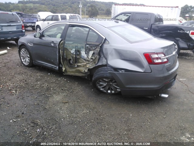 1FAHP2F80DG229952 - 2013 FORD TAURUS LIMITED GRAY photo 3