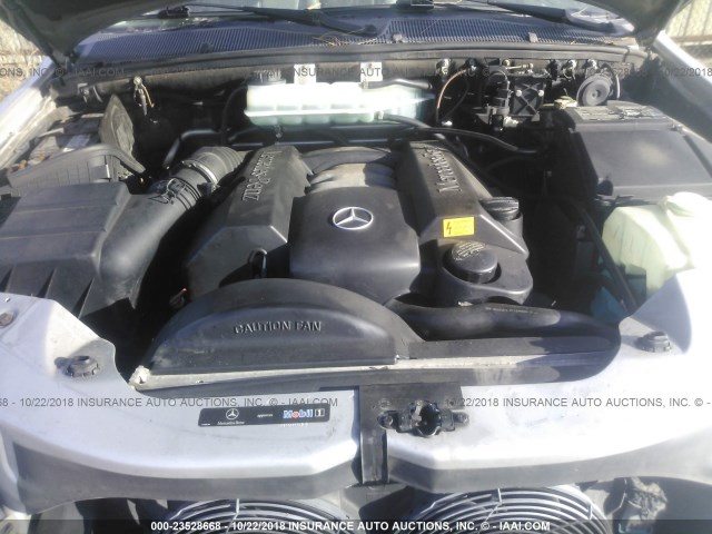 4JGAB57E15A544873 - 2005 MERCEDES-BENZ ML 350 ვერცხლისფერი ფოტო 10