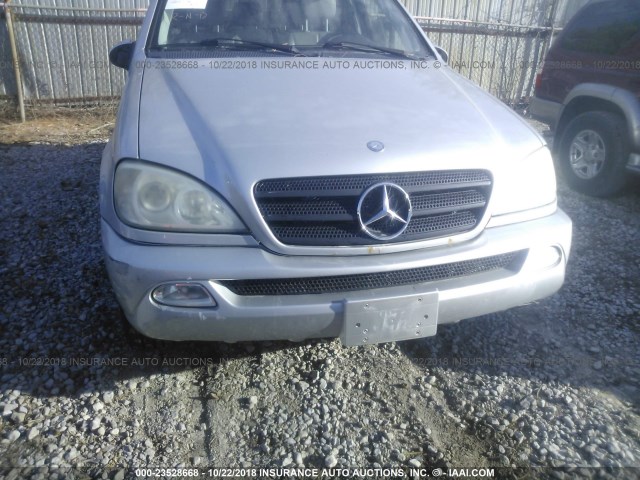 4JGAB57E15A544873 - 2005 MERCEDES-BENZ ML 350 ვერცხლისფერი ფოტო 6