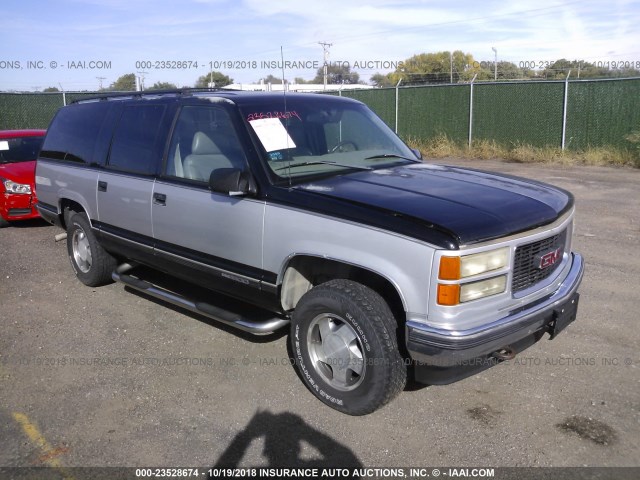 1GKFK16R8VJ735976 - 1997 GMC SUBURBAN K1500 BLACK photo 1