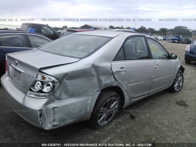4T1BE32K55U068087 - 2005 TOYOTA CAMRY LE/XLE/SE SILVER photo 6