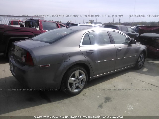 1G1ZC5EB8AF171334 - 2010 CHEVROLET MALIBU 1LT TAN photo 4