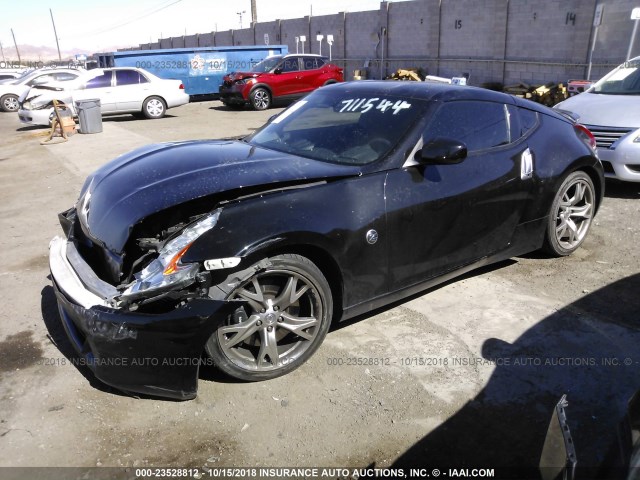 JN1AZ4EH8AM506401 - 2010 NISSAN 370Z BLACK photo 2