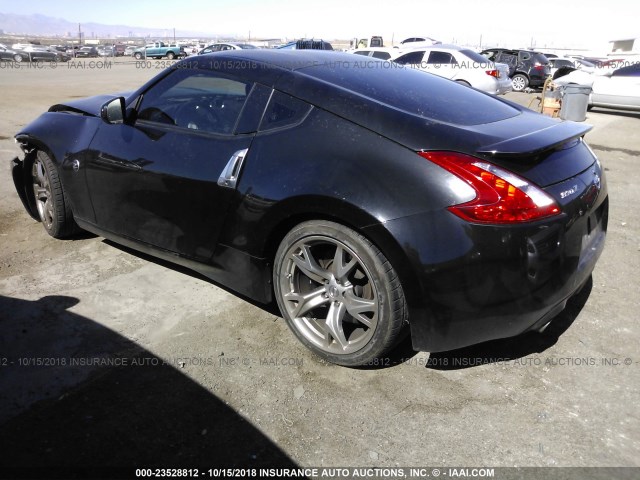 JN1AZ4EH8AM506401 - 2010 NISSAN 370Z BLACK photo 3