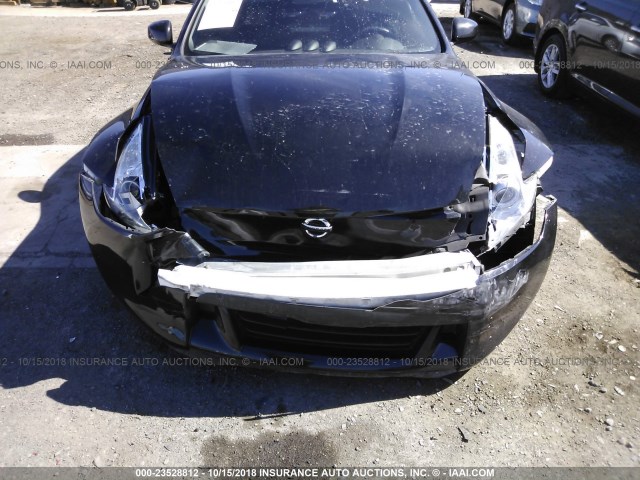 JN1AZ4EH8AM506401 - 2010 NISSAN 370Z BLACK photo 6