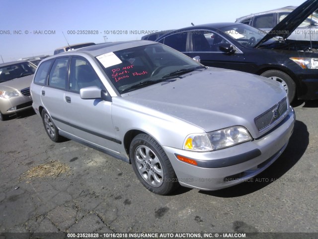 YV1VW2552YF432743 - 2000 VOLVO V40 SILVER photo 1