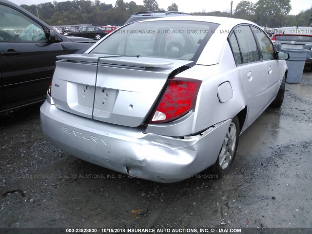 1G8AL54F54Z117849 - 2004 SATURN ION LEVEL 3 SILVER photo 6