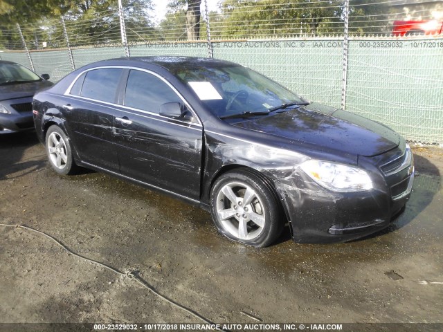 1G1ZC5E02CF167510 - 2012 CHEVROLET MALIBU 1LT BLACK photo 1