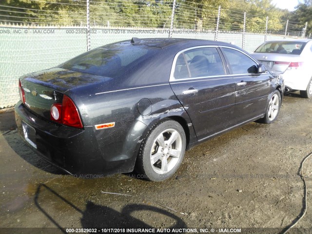 1G1ZC5E02CF167510 - 2012 CHEVROLET MALIBU 1LT BLACK photo 4