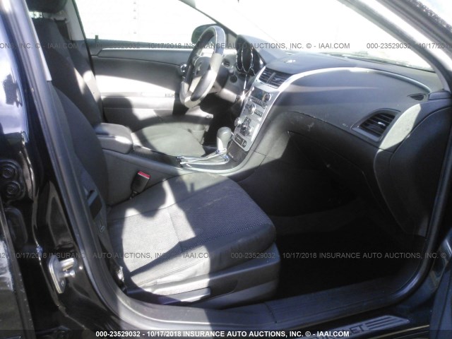 1G1ZC5E02CF167510 - 2012 CHEVROLET MALIBU 1LT BLACK photo 5