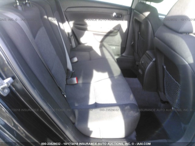 1G1ZC5E02CF167510 - 2012 CHEVROLET MALIBU 1LT BLACK photo 8