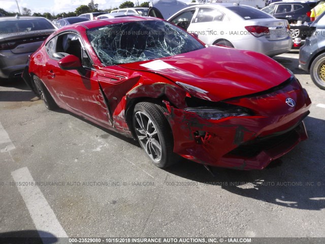 JF1ZNAA19H8703251 - 2017 TOYOTA 86 SPECIAL EDITION RED photo 1