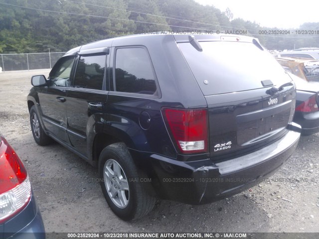 1J8GR48K87C582416 - 2007 JEEP GRAND CHEROKEE LAREDO/COLUMBIA/FREEDOM 黑色 照片 3