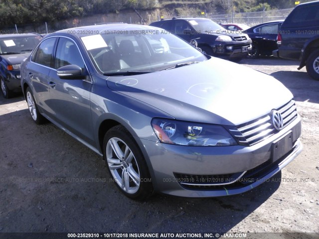 1VWBS7A36EC033804 - 2014 VOLKSWAGEN PASSAT SE GRAY photo 1