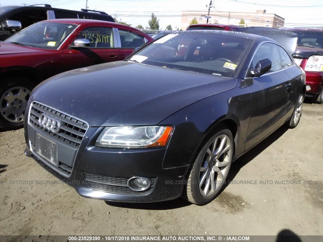 WAULFAFR5CA004564 - 2012 AUDI A5 PREMIUM PLUS BLUE photo 2