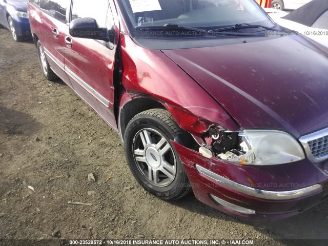 2FMZA52443BB93513 - 2003 FORD WINDSTAR SE MAROON photo 6