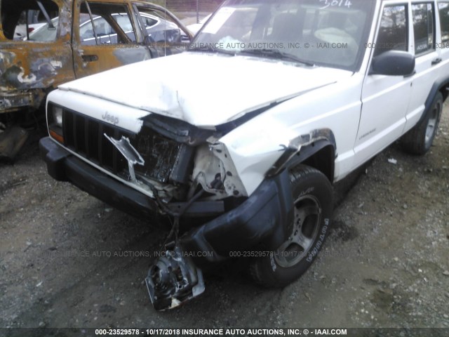 1J4FF28S7XL663014 - 1999 JEEP CHEROKEE SE WHITE photo 6