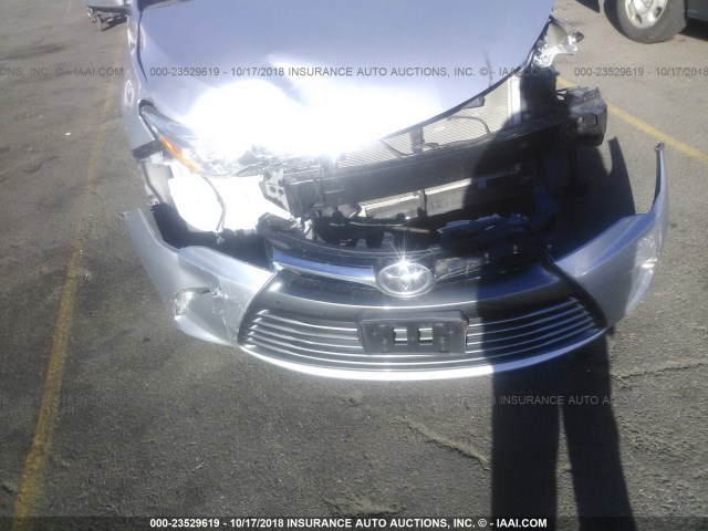 4T4BF1FK1FR513489 - 2015 TOYOTA CAMRY LE/XLE/SE/XSE SILVER photo 6