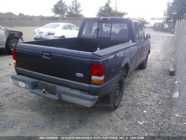 1FTCR14U2RTA84498 - 1994 FORD RANGER SUPER CAB BLUE photo 4