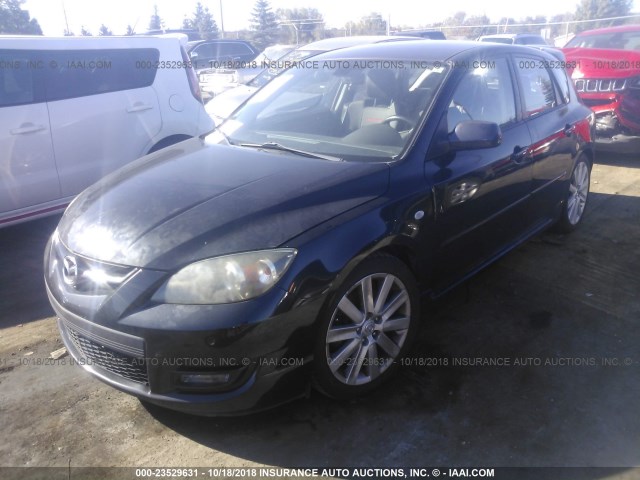 JM1BK34L071663095 - 2007 MAZDA SPEED 3 BLACK photo 2