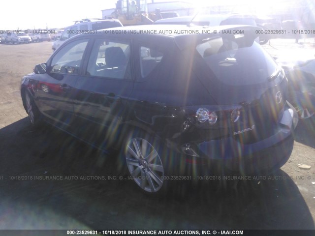 JM1BK34L071663095 - 2007 MAZDA SPEED 3 BLACK photo 3