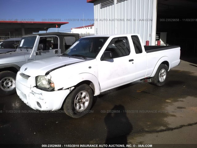 1N6DD26T14C422749 - 2004 NISSAN FRONTIER KING CAB XE WHITE photo 2