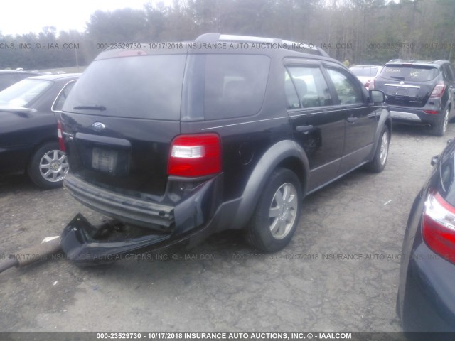 1FMZK04196GA41159 - 2006 FORD FREESTYLE SE BLACK photo 4