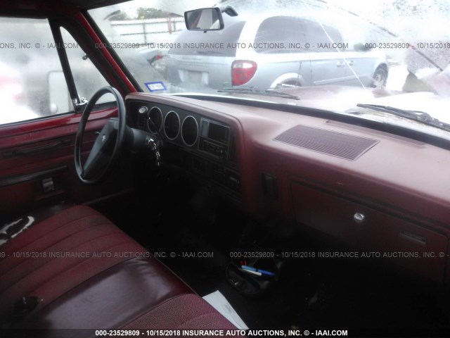 1B7FD14H0ES282978 - 1984 DODGE D-SERIES D150 RED photo 5