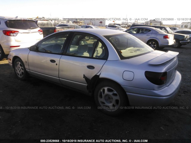 1G8ZF54822Z263070 - 2002 SATURN SL SILVER photo 3
