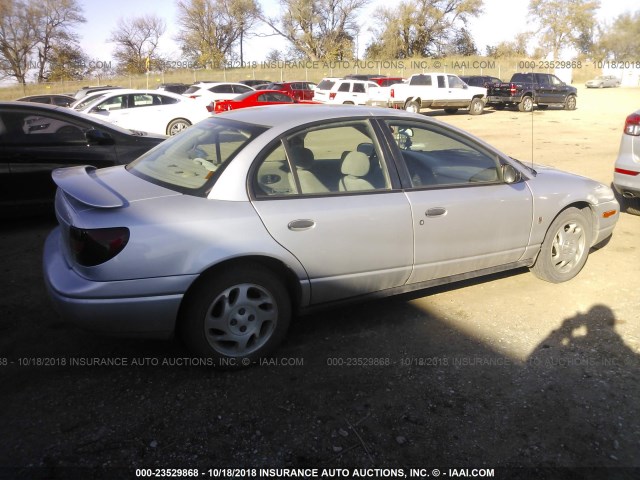 1G8ZF54822Z263070 - 2002 SATURN SL SILVER photo 4