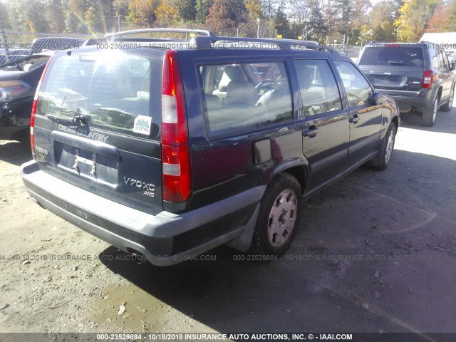 YV1LZ56D3Y2634388 - 2000 VOLVO V70 XC/SE BLUE photo 4